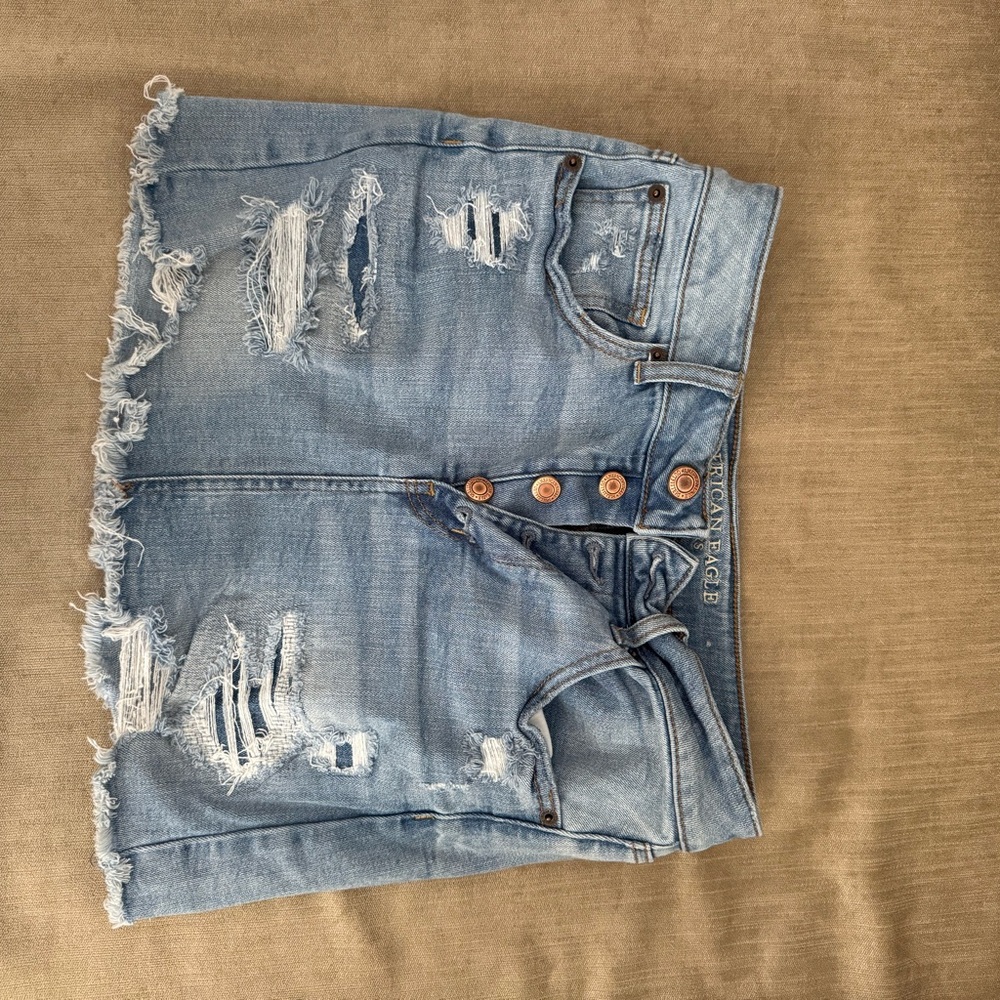 American Eagle Outfitters Light Blue Denim Skirt